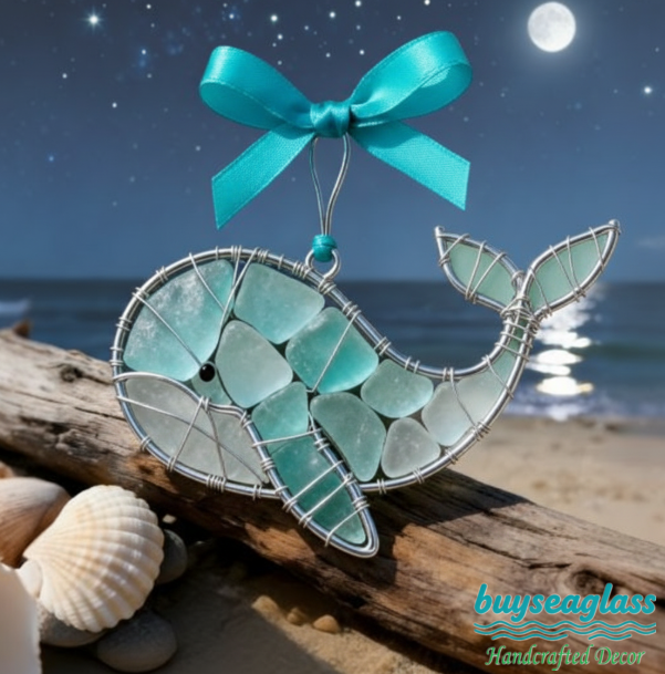 🔥Hand-Wrapped Sea Glass Collection💎Timeless Coastal Art