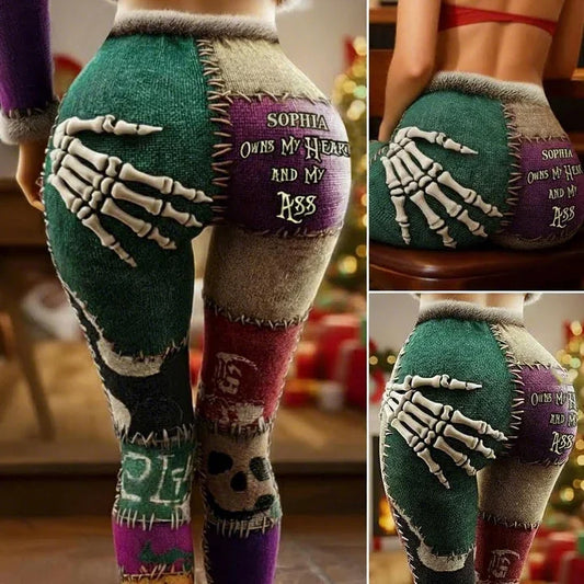 Owns My Heart - Personalized Nightmare Leggings