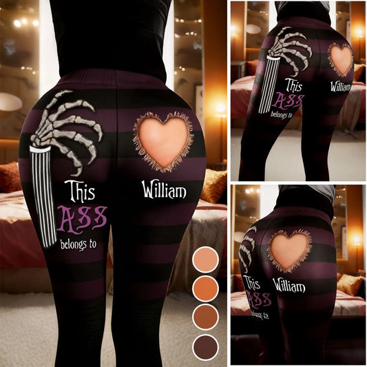 This Ass Belongs To - Personalized Nightmare Leggin